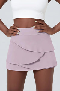 MARIPOSA – Airy 2-in-1 golf skirt with tiered design & pockets 0