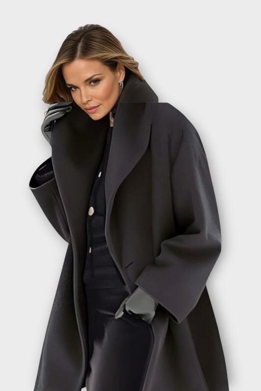 Mabel Oversized Winter Coat for Women - Chic Wide Collar & Thick Insulation 2