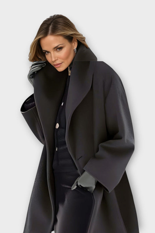 WIDELUX – Women’s Oversized Winter Coat with Wide Collar and Thick Insulation