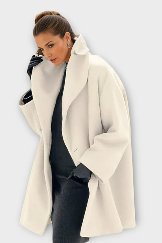 Mabel Oversized Winter Coat for Women - Chic Wide Collar & Thick Insulation 5