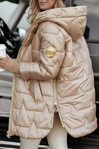 Madison Long Quilted Jacket - Lightweight Elegant Outerwear for Versatile Style 3