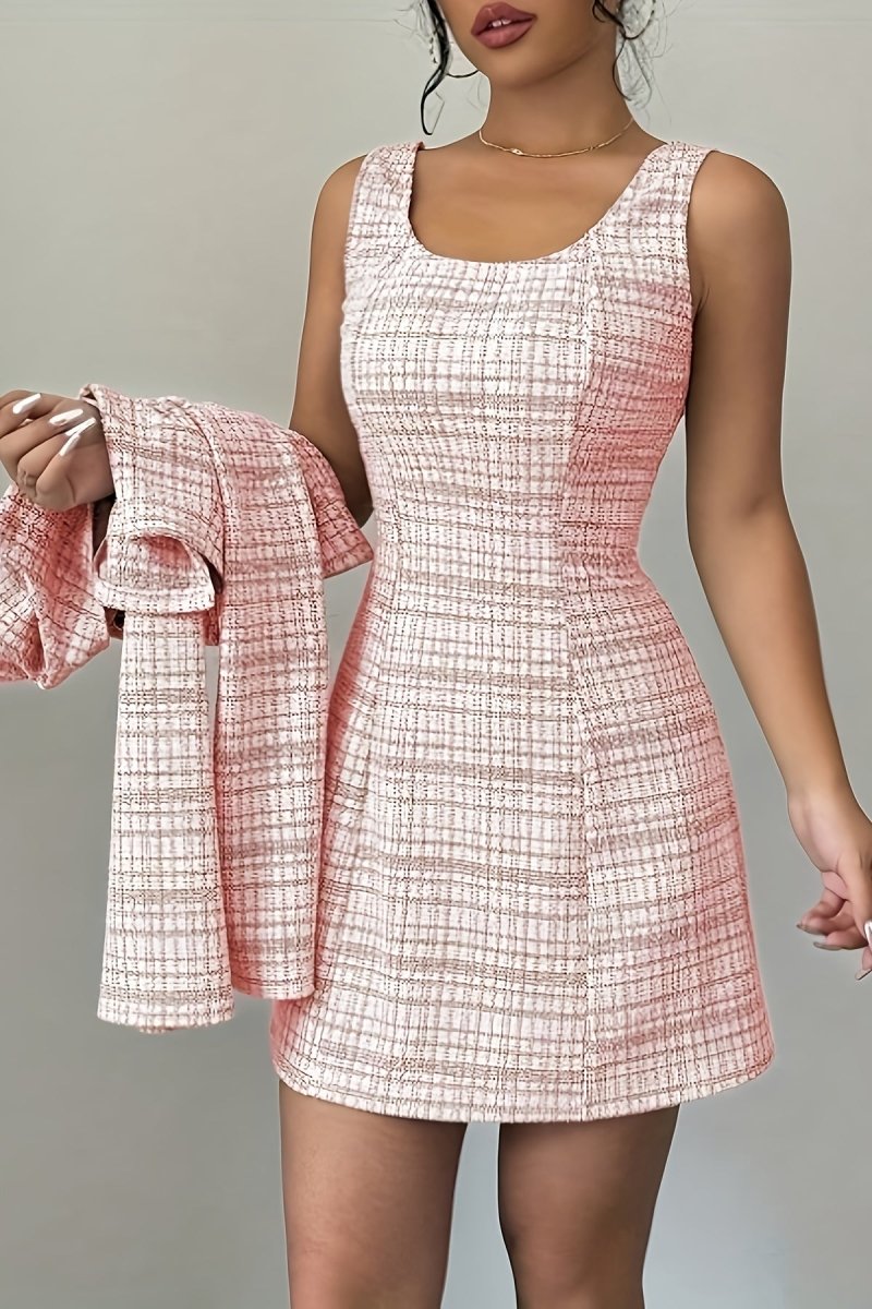 Marivienne - Structured Jacket & Dress Duo