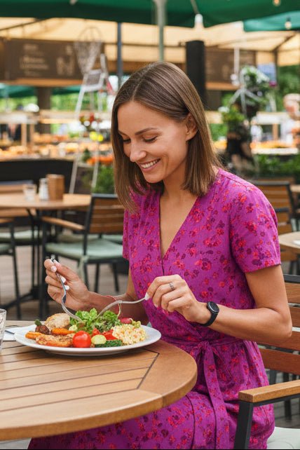 Marlene - Women's Floral V-Neck Wrap Midi Dress for Summer Style 5