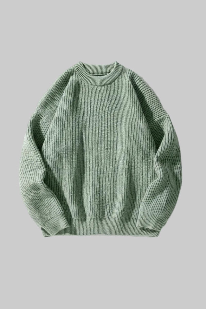 Oslo - Relaxed Fit Ribbed Knit Sweater for Effortless Elegance 0