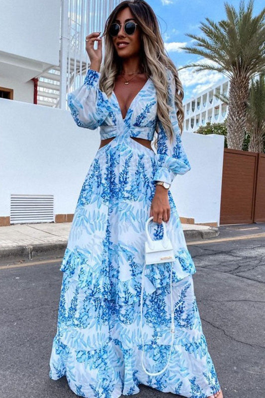 Paris - Elegant Long Summer Dress for Women - Flattering Maxi Style 0