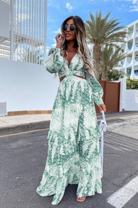 Paris - Elegant Long Summer Dress for Women - Flattering Maxi Style 1