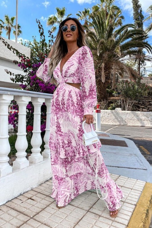 SOLENZA – Women’s Elegant Maxi Dress for Summer with Graceful Long Cut