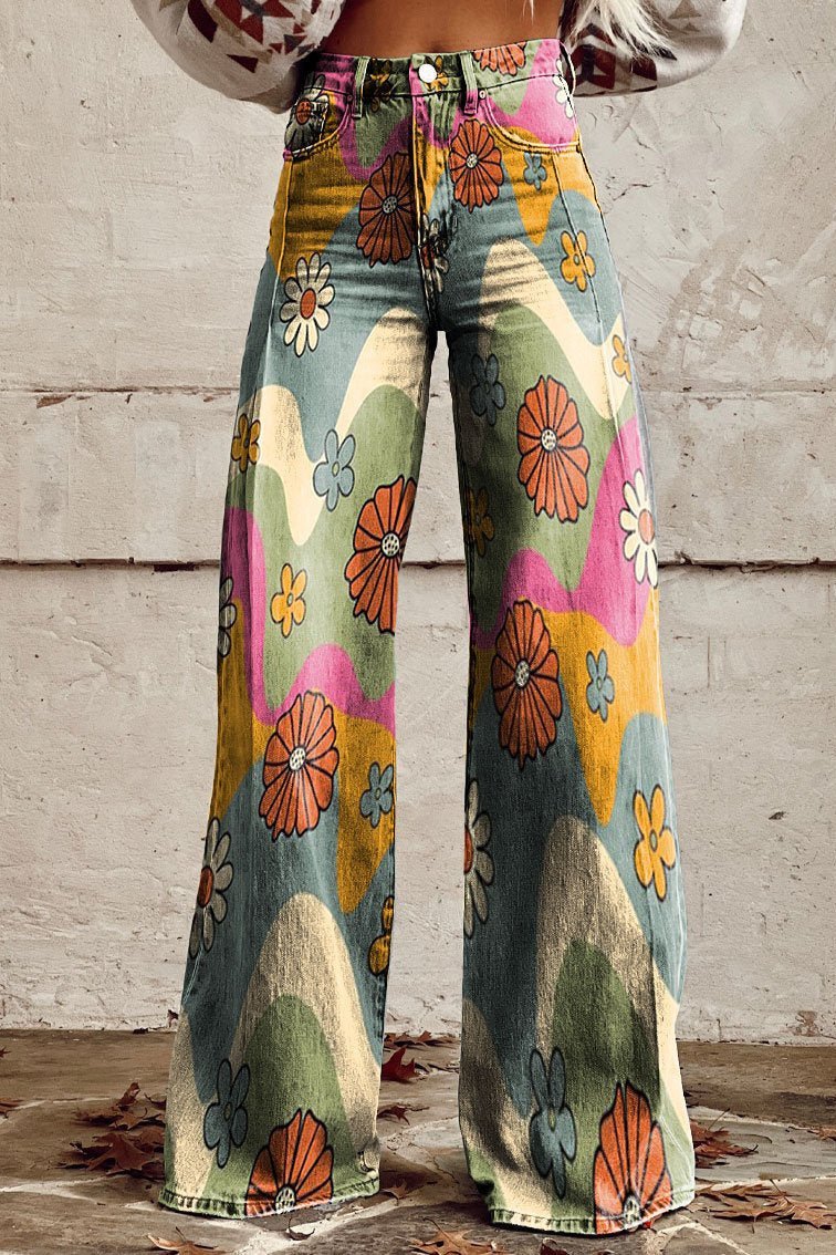 Ritan Women's Baggy Jeans - Soft, Breathable Fabric, Relaxed Fit for Summer Style 9