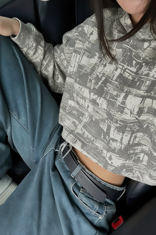 Rosanne - Oversize Hoodie for Women with Elegant Print Motif and Soft Comfort 2