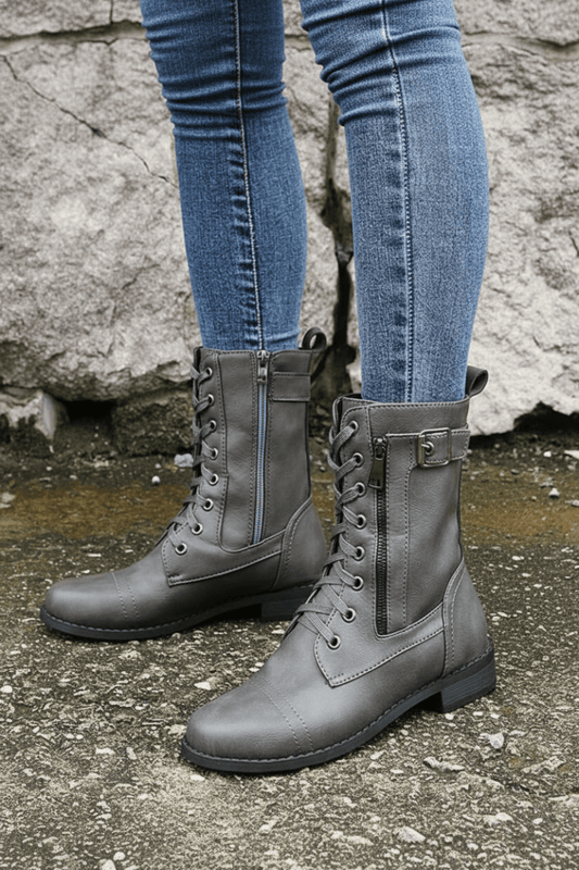 Rose Women's Orthopedic Lace-Up Winter Boots with Insulated Comfort & Support 1