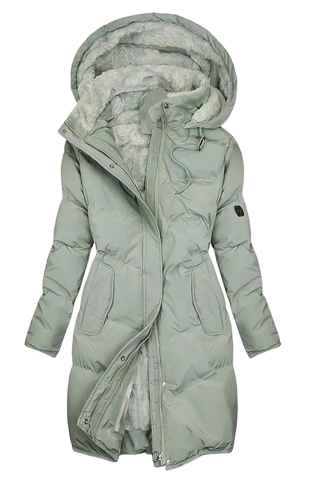 WARMORA – Women’s Quilted Hooded Coat for Stylish Winter Comfort