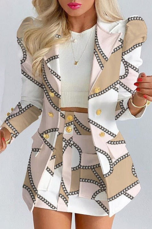 Nori – Sophisticated Blazer and Mini Skirt