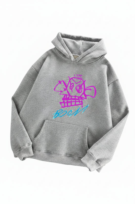 JINXWAVE – Arcane Jinx Long Sleeve Hoodie for Bold Streetwear Comfort