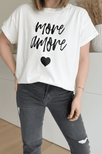 ELITEWEAVE – Stylish White T-Shirt Soft Cotton Blend Modern Print