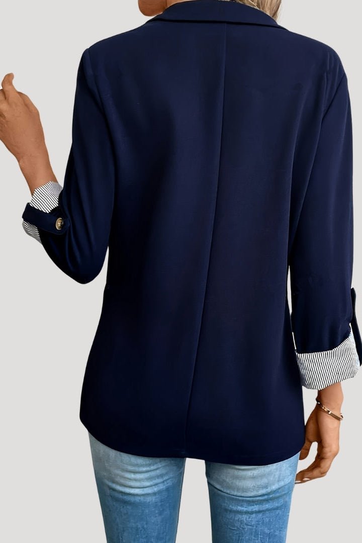 Selene - Classic Women’s Blazer with Sleek Roll-Up Detail