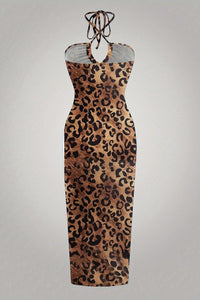 Serena - Sophisticated Black Backless Dress with Sleek Fit 1
