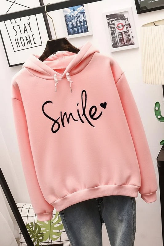 SMILELOVE – Cozy Hoodie with Unique Smile Design for All-Day Comfort