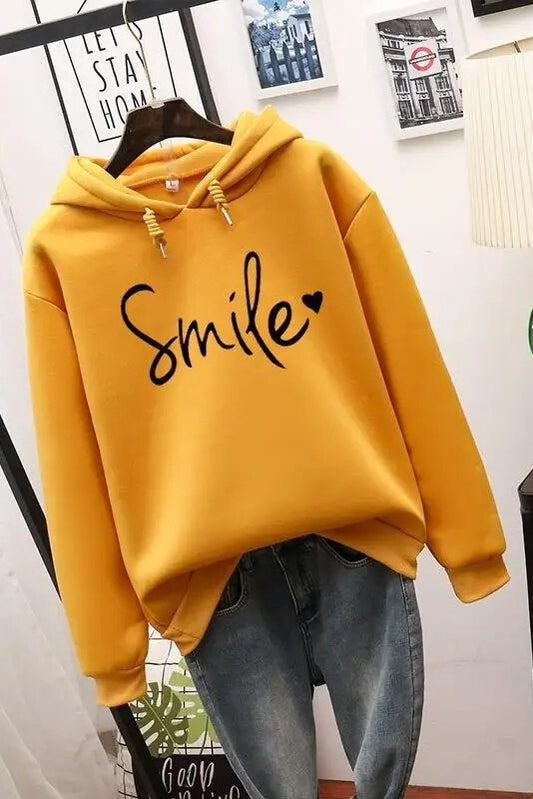 Smile-Love Hoodie - Cozy Comfort with Unique Smile Design for All-Day Wear 3
