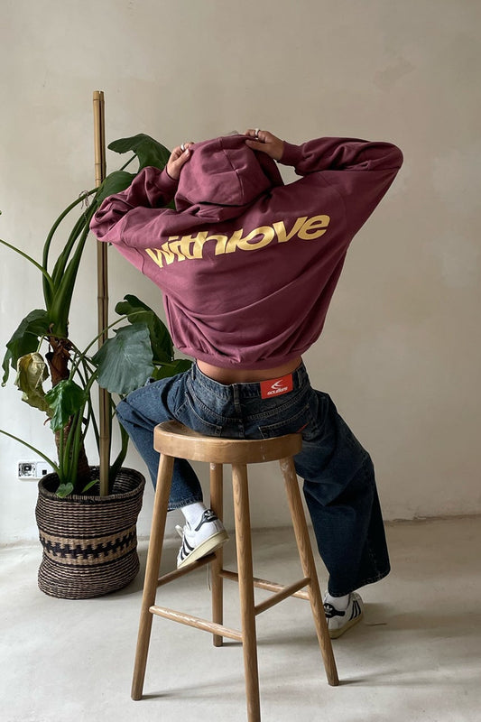 Soft Cotton Women's Relaxed Fit Hoodie with Sporty Hood and Trendy Back Print 3