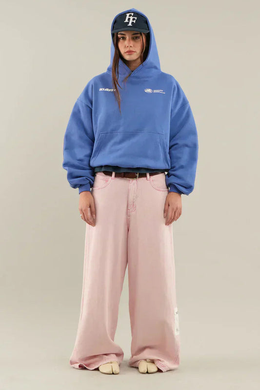 Soft Cotton Women's Relaxed Fit Hoodie with Sporty Hood and Trendy Back Print 6