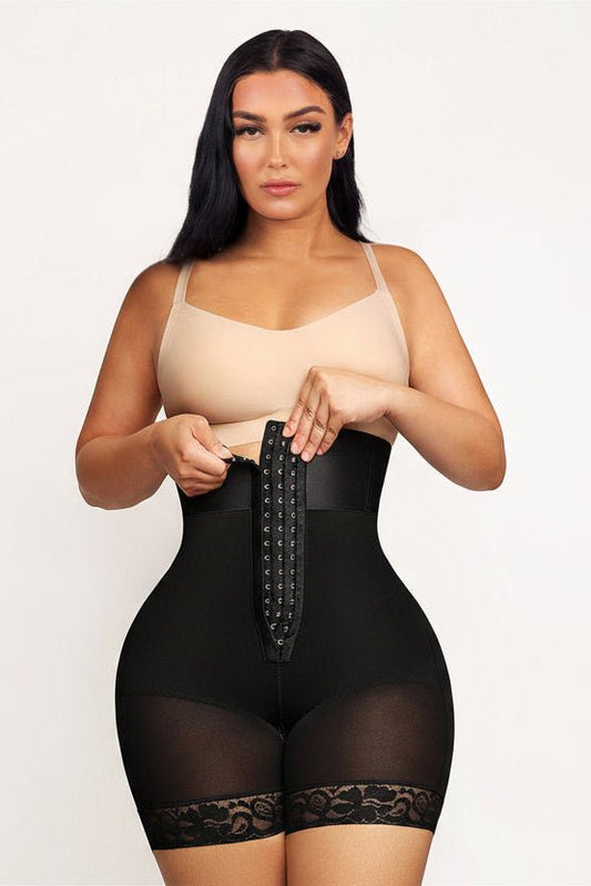 Tailor Shape Wear Bodysuit - Slimming Body Shaper with 3 Rows of Hooks 0