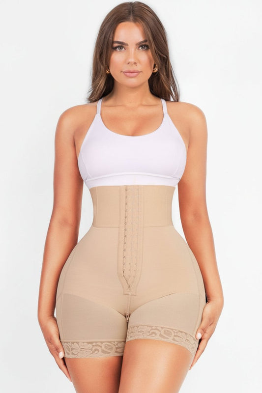 Tailor Shape Wear Bodysuit - Slimming Body Shaper with 3 Rows of Hooks 9