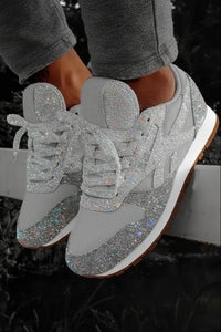 Trendy Glitter Sneakers - Stylish Sequined Casual Shoes for Comfortable All-Day Wear 4