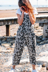Trendy Leopard Print Jumpsuit for Women - Comfortable & Stylish Design 1