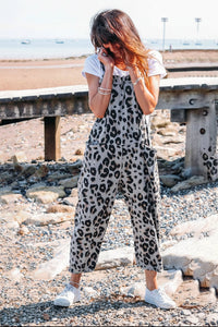 TRENDLYNX – Leopard Print Jumpsuit with Soft Feel and Modern Look
