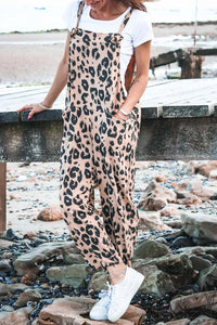 Trendy Leopard Print Jumpsuit for Women - Comfortable & Stylish Design 4