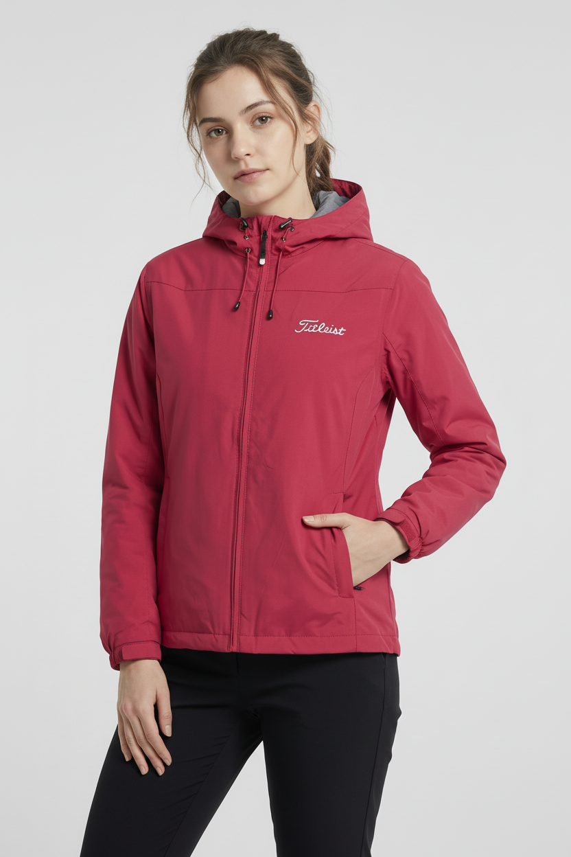 Unisex Waterproof Rain Jacket - Breathable Fabric, Hooded Design, Side Pockets 1