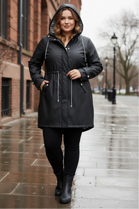 Urban Plus Size Women's Waterproof Rain Jacket - Stylish & Functional 0