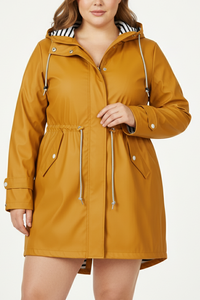 Urban Plus Size Women's Waterproof Rain Jacket - Stylish & Functional 1