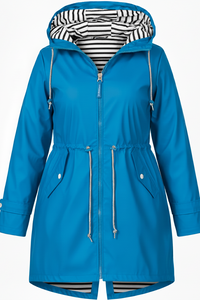 Urban Plus Size Women's Waterproof Rain Jacket - Stylish & Functional 2