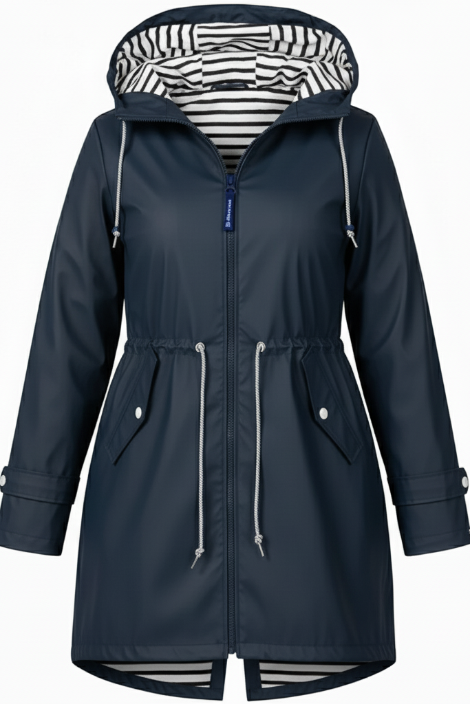 Urban Plus Size Women's Waterproof Rain Jacket - Stylish & Functional 3