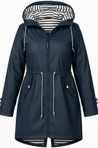 Urban Plus Size Women's Waterproof Rain Jacket - Stylish & Functional 3