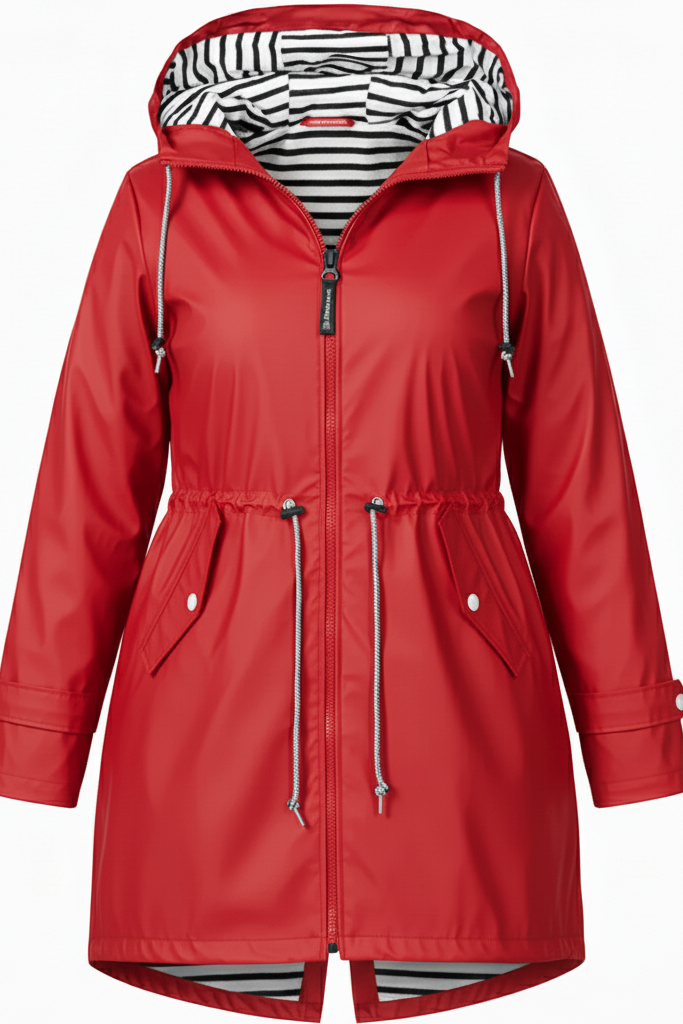 Urban Plus Size Women's Waterproof Rain Jacket - Stylish & Functional 4