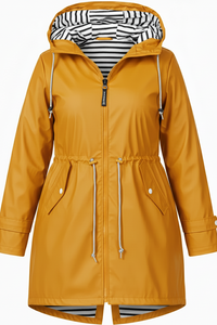 Urban Plus Size Women's Waterproof Rain Jacket - Stylish & Functional 7