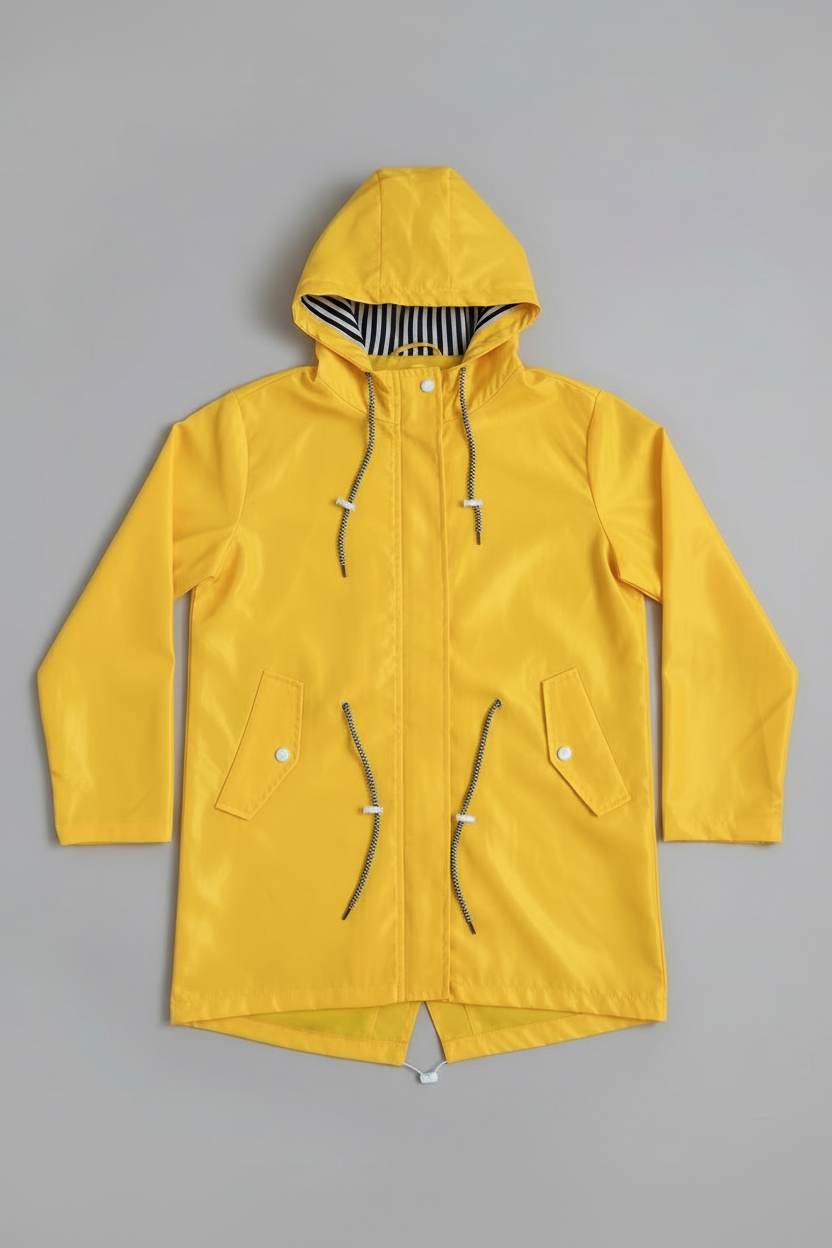 Urban Style Weatherproof Coat - Men's Water-Repellent Winter Coat with Adjustable Hood 2