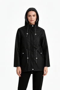 Urban Style Weatherproof Coat - Men's Water-Repellent Winter Coat with Adjustable Hood 3