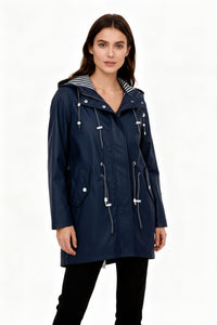 Urban Style Weatherproof Coat - Men's Water-Repellent Winter Coat with Adjustable Hood 7