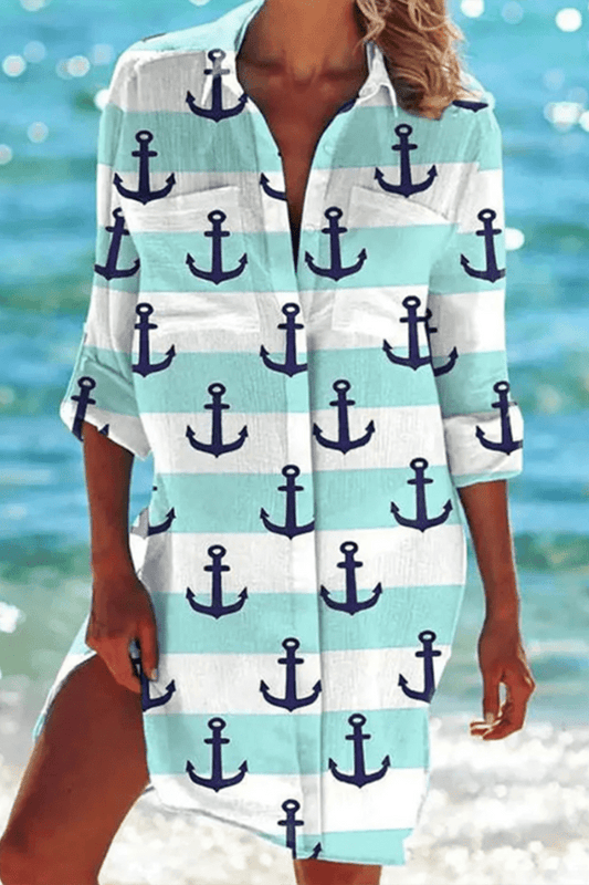 Valencia-Classique - Long Summer Shirt for Women with Pockets & Button Closure 5