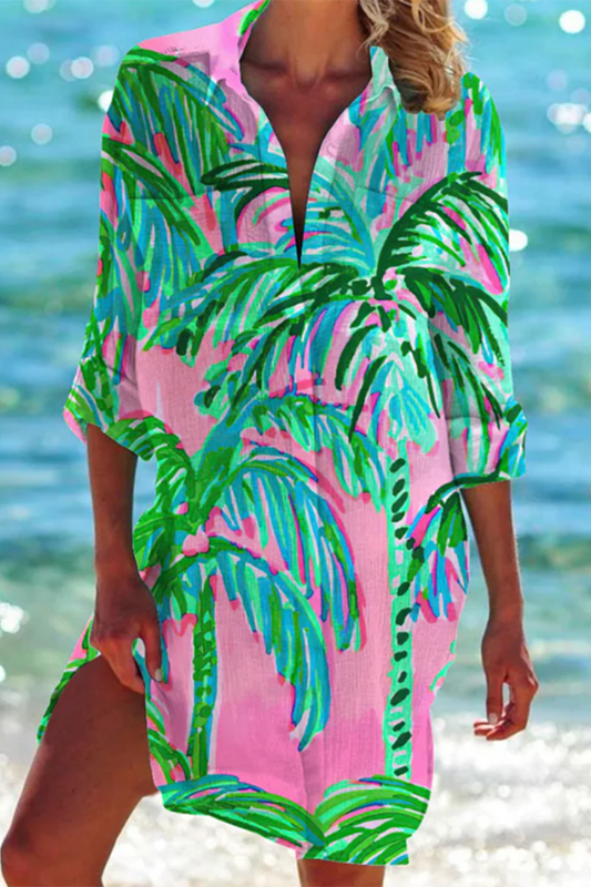 Valencia-Classique - Long Summer Shirt for Women with Pockets & Button Closure 7