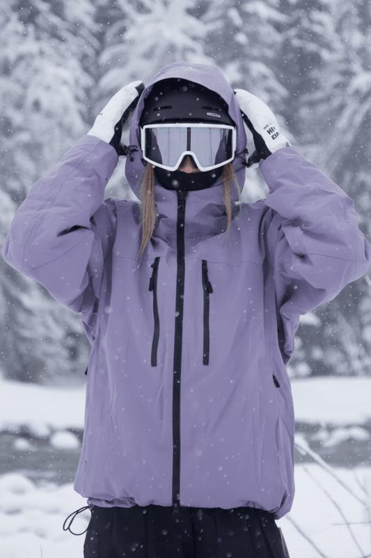 Versatile Unisex Ski Jacket with Hood for Winter Sports & Casual Wear 0