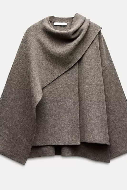Viral Cape Coat with Elegant Shawl Collar - Stylish Coat with Capelet for Women 7