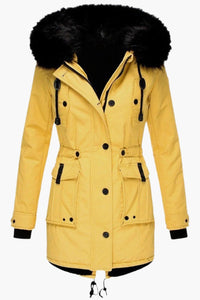 Warm Hooded Winter Coat with Faux Fur Detail for Women - Stylish & Cozy 5
