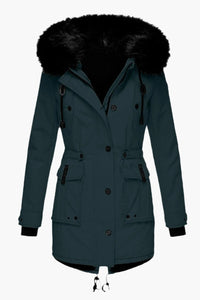 Warm Hooded Winter Coat with Faux Fur Detail for Women - Stylish & Cozy 6