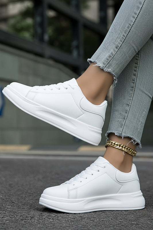 Zania Women's White Sneakers - Orthopedic Comfort & Support for All-Day Wear 6