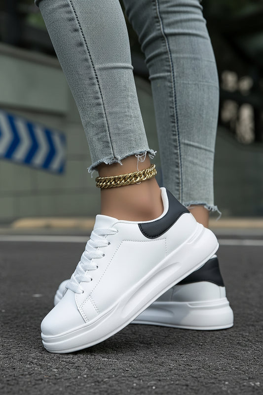 Zania Women's White Sneakers - Orthopedic Comfort & Support for All-Day Wear 9