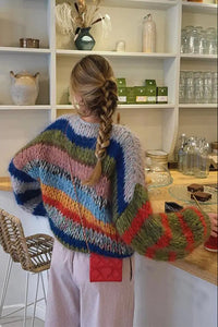 Zoé - Multicolor Mohair Sweater for Women - Cozy, Fitted, and Stylish 4